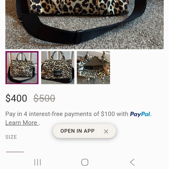 Marc jacobs leopard print EUC - Picture 4 of 4